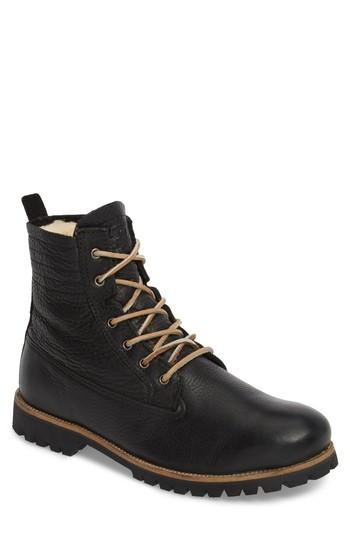 Men's Blackstone Im 12 Plain Toe Boot With Genuine Shearling -10.5us / 44eu - Black