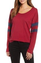 Women's Caslon Varsity Stripe Tee - Red