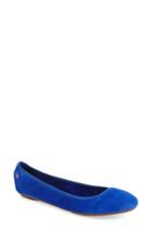 Women's Hush Puppies 'chaste' Ballet Flat .5 W - Blue