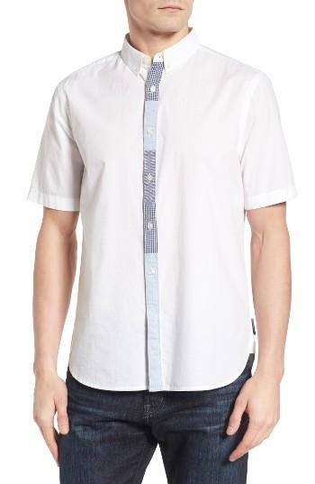 Men's French Connection Cotton Poplin Sport Shirt