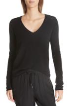 Women's Atm Anthony Thomas Melillo Cashmere V-neck Sweater - Black