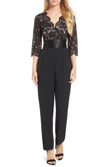 Women's Eliza J Lace Bodice Jumpsuit
