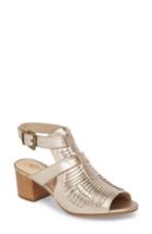Women's Bella Vita Finley Ankle Strap Sandal .5 M - Beige