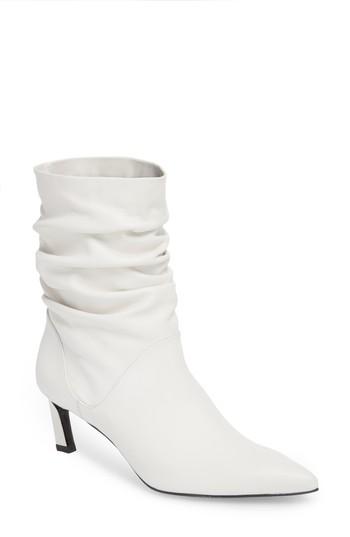 Women's Stuart Weitzman Demibenatar Slouch Bootie M - White
