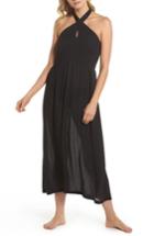 Women's Echo Midi Tie Back Cover-up Dress - Black