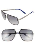 Men's Carrera Eyewear '91/s' 64mm Polarized Sunglasses - Matte Ruthenium/grey