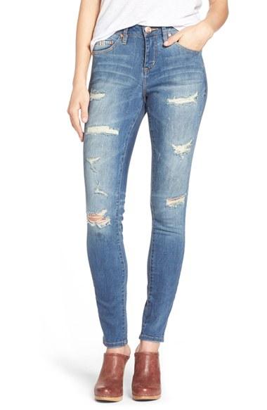 Women's Jag Jeans Sheridan Distressed Skinny Jeans