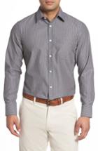 Men's Nordstrom Men's Shop Smartcare(tm) Regular Fit Nailhead Sport Shirt - Blue