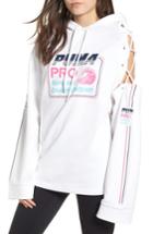Women's Fenty Puma By Rihanna Lace-up Side Hoodie - White
