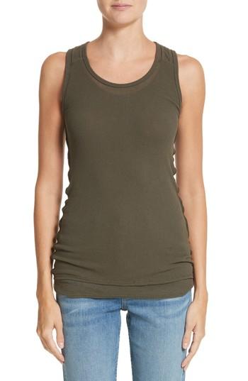 Women's Proenza Schouler Pswl Jersey Gauze Tank - Green