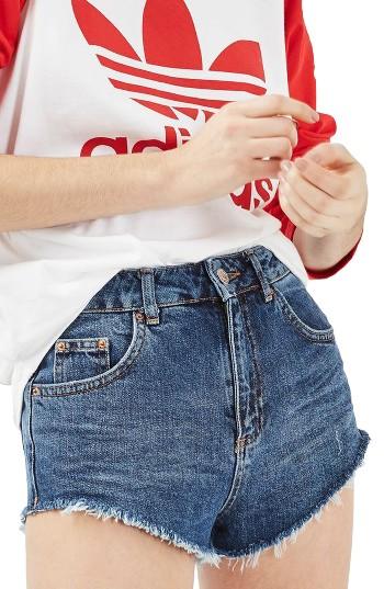 Women's Topshop High Side Mom Shorts