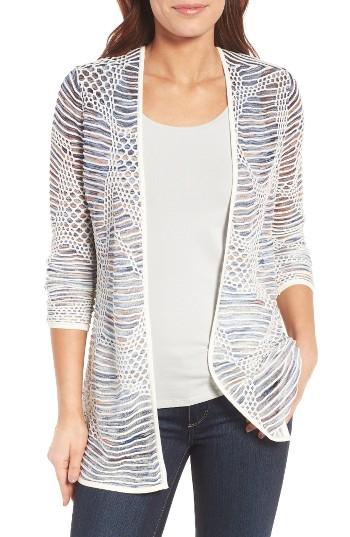 Women's Nic+zoe Wildflower Open Front Cardigan