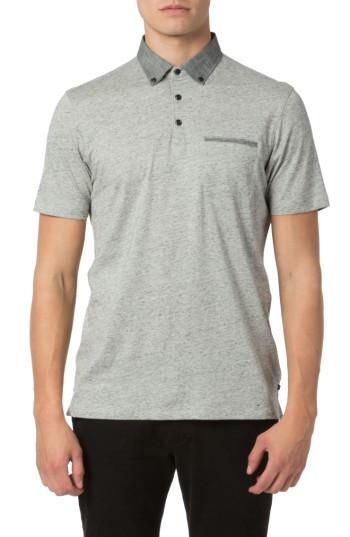 Men's Good Man Brand Soft Jersey Polo - Grey
