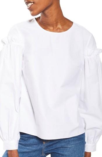Women's Topshop Mutton Sleeve Top