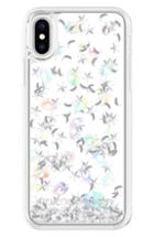 Rebecca Minkoff Galaxy Icon Glitterfall Iphone X/xs Case - White