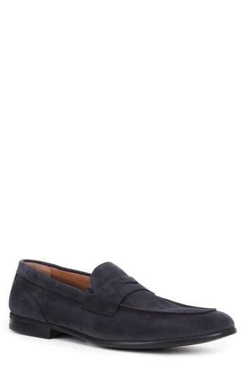 Men's Bruno Magli Silas Penny Loafer M - Blue