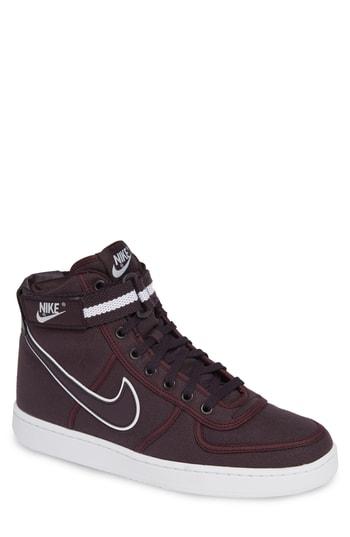 Men's Nike Vandal High Supreme High Top Sneaker M - Burgundy