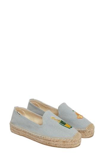 Women's Soludos Mimosa Embroidered Platform Espadrille