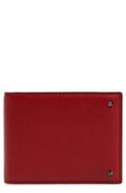 Men's Valentino Garavani Stud Leather Money Clip Wallet -