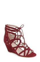 Women's Kenneth Cole New York 'dylan' Wedge Sandal M - Red
