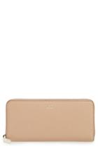Women's Kate Spade New York Margaux Leather Continental Wallet - Beige