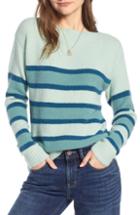 Women's Treasure & Bond Stripe Sweater - Green