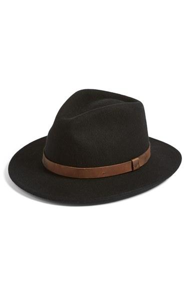 Men's Brixton 'messer Ii' Felted Wool Fedora - Brown