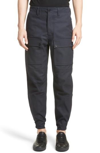 Men's Acne Studios Abbi Twill Cargo Pants Eu - Blue