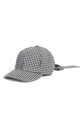 Women's Collection Xiix Bow Baseball Cap - Black