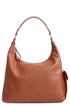 Longchamp Le Foulonne Leather Hobo - Brown