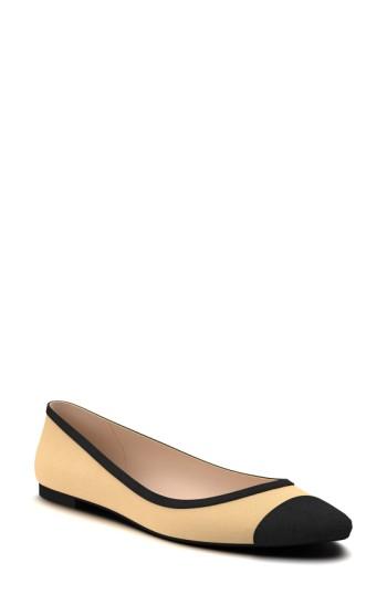 Women's Shoes Of Prey Cap Toe Flat .5 A - Brown