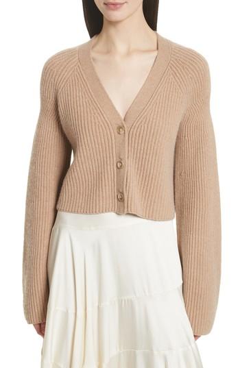 Women's Elizabeth And James Cabot Merino Wool & Cashmere Cardigan - Beige
