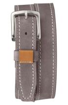 Men's Trask 'alpine' Nubuck Leather Belt - Gray