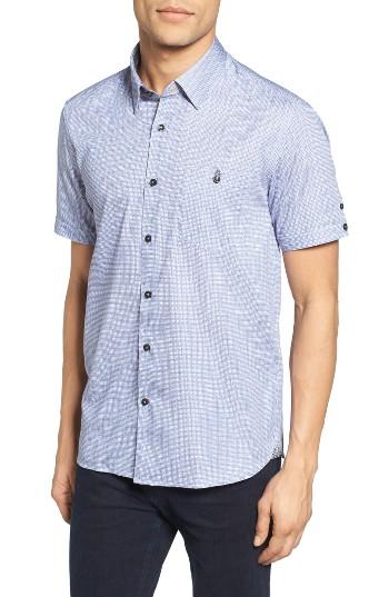 Men's Ted Baker London Lorenze Extra Trim Fit Mini Check Sport Shirt