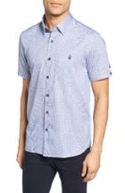 Men's Ted Baker London Lorenze Extra Trim Fit Mini Check Sport Shirt