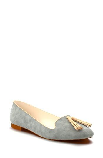 Women's Shoes Of Prey Smoking Slipper C - Grey