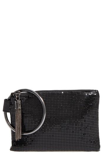 Whiting & Davis Bangle Wristlet - Black