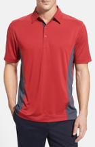 Men's Cutter & Buck 'willows' Colorblock Drytec Polo, Size - Red