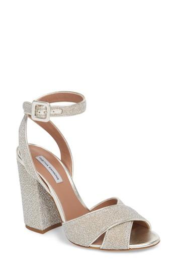 Women's Tabitha Simmons Connie Ankle Strap Sandal Us / 35eu - Metallic
