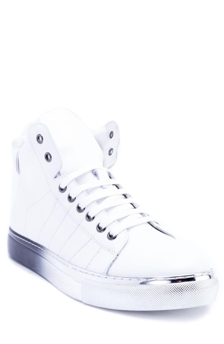 Men's Badgley Mischka Bronson Sneaker .5 M - White