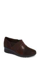 Women's Clarks Caddell Denali Ankle Loafer .5 N - Brown