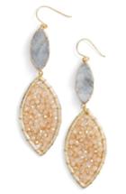 Women's Panacea Sunstone Crystal Earrings