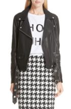 Women's Hugo Limari Leather Jacket - Black