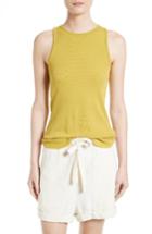 Women's Vince High Neck Tank - Green