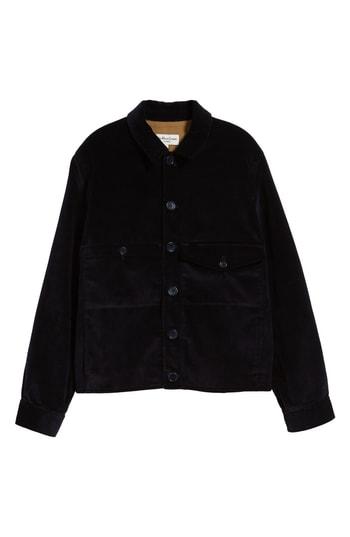 Men's Ymc Corduroy Stretch Shirt Jacket - Blue