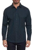 Men's Robert Graham 'cullen' Classic Fit Jacquard Sport Shirt - Blue