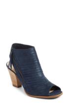 Women's Paul Green 'cayanne' Leather Peep Toe Sandal Us / 3.5uk - Blue