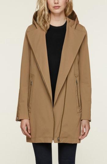 Women's Soia & Kyo Straight Fit Trench Coat, Size - Brown