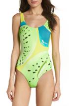 Women's Onia Kelly One-piece Swimsuit - Green