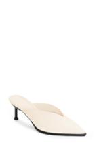 Women's Mercedes Castillo Noriko Pointy Toe Mule .5 M - Ivory